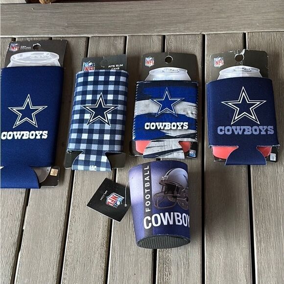 DALLAS Cowboys Koozies 3 piece bundle licensed NEW - Picture 8 of 8